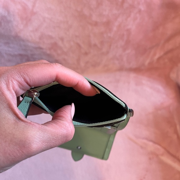 Jimmy choo Cheri mint green compact wallet - Picture 7 of 13